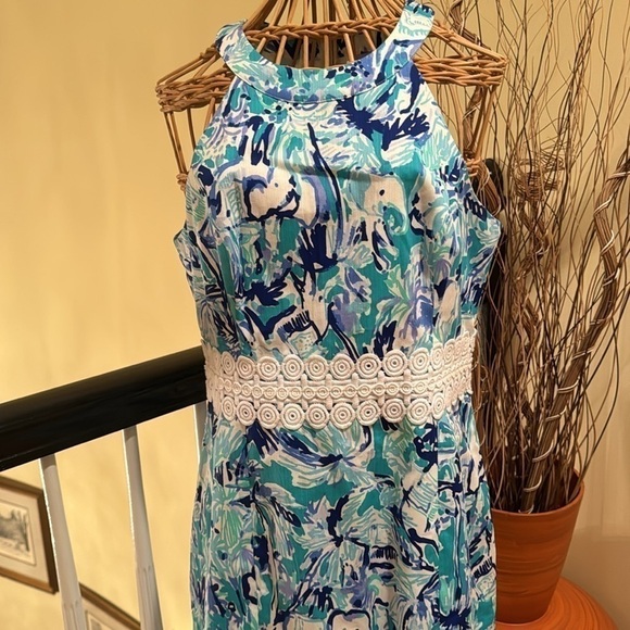 Lilly Pulitzer NWOT. Blue white green and purple - Picture 2 of 11